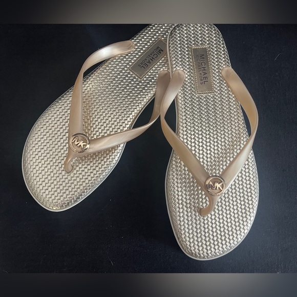 Michael Kors Gold Sandals size 10 - Picture 1 of 6